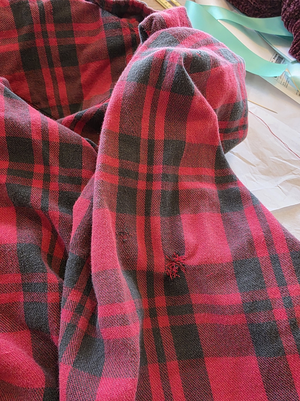 Vintage 1985 Levi Strauss Sutter Creek Plaid Flannel Shirt Men’s L - Picture 14 of 16